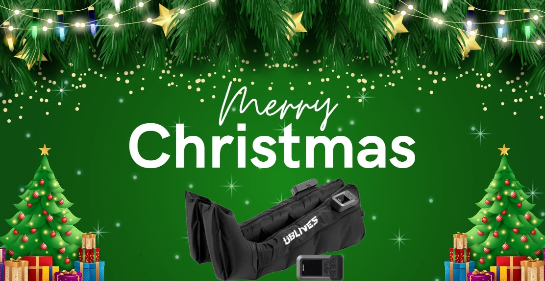 Healthy Christmas gift ideas featuring the Ublives leg massager
