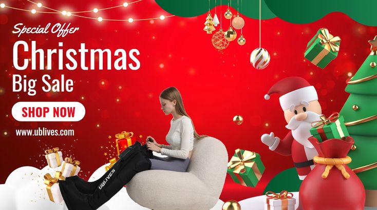 Ublives Air compression boots, speak with real feelings, Christmas discounts not to be missed!